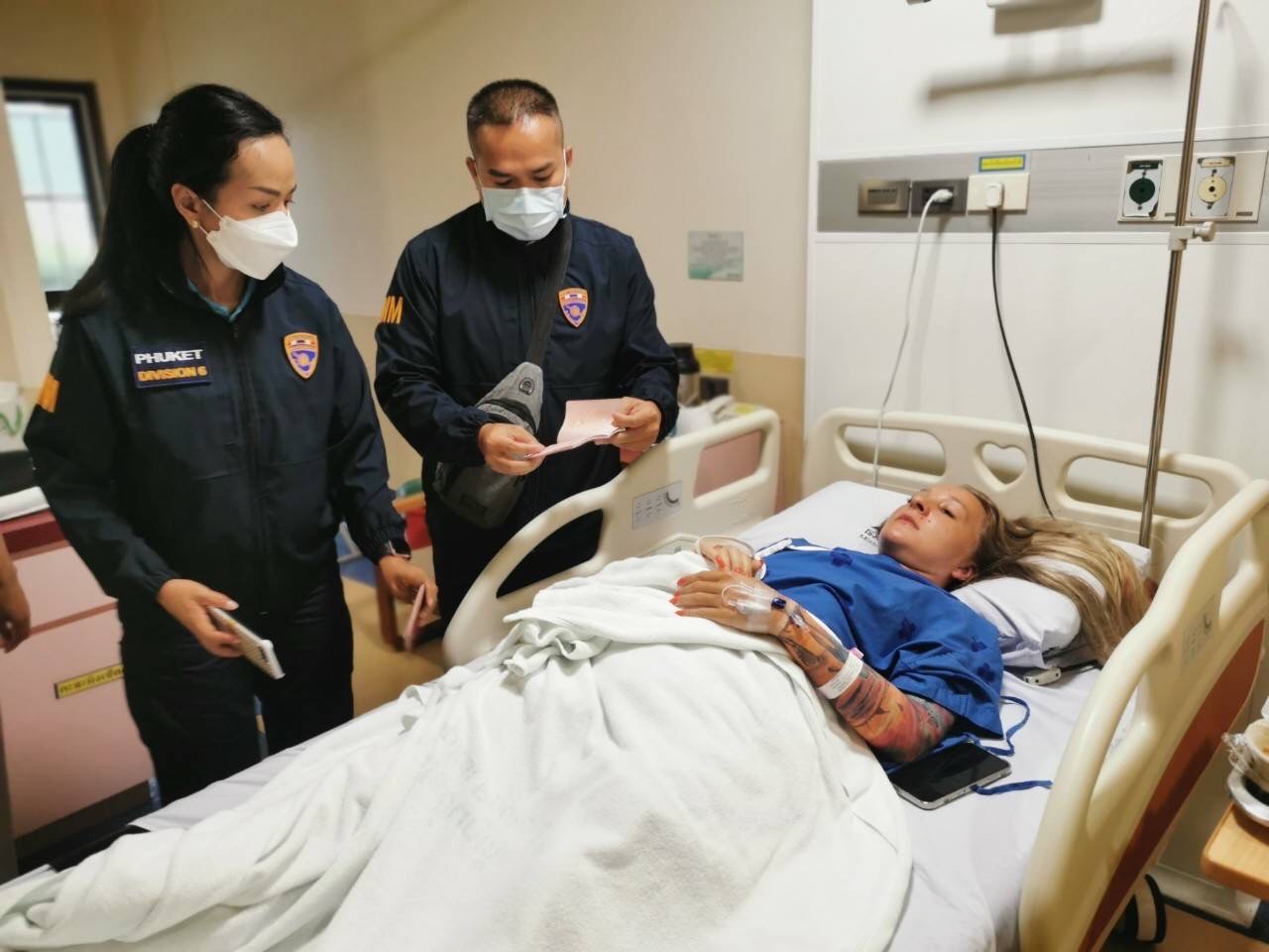 ต่างชาติประทับใจ “ตม.ภูเก็ต” รุกให้บริการต่อวีซ่าถึงโรงพยาบาล หลังเกิดเหตุเรือสปีดโบ๊ทนำเที่ยวชนตอหม้อ