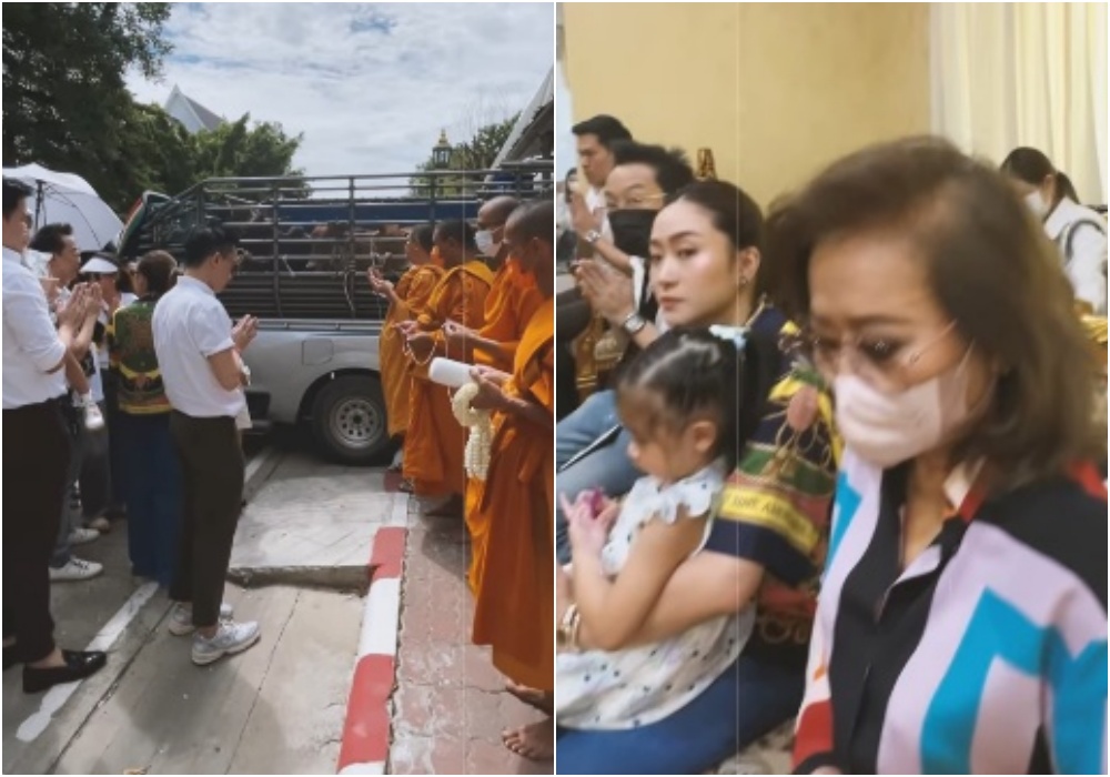เปิดคลิปครอบครัว "ชินวัตร" ทำบุญวันเกิด 74 ปี "ทักษิณ"