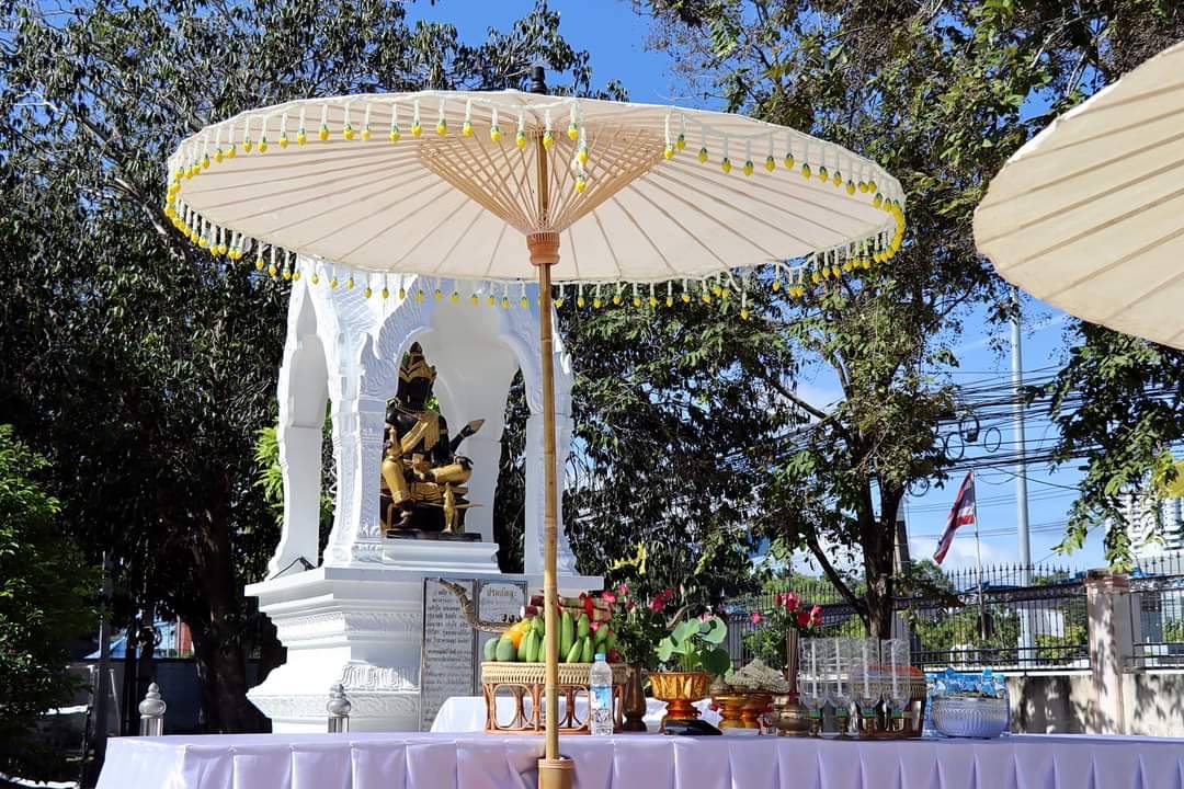 อัศจรรย์ พระอาทิตย์ทรงกลด ในพิธีบวงสรวงองค์สมเด็จปรมาจารย์ วันคล้ายวันสถาปนา วท.สัตหีบ ครบรอบ 55 ปี       