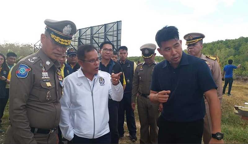 "ผู้ว่าฯภูเก็ต-อธิบดีกรมเจ้าท่า"ลงพื้นที่ตรวจสอบ เหตุเรือสปีดโบ๊ทประสานงากลางร่องน้ำ