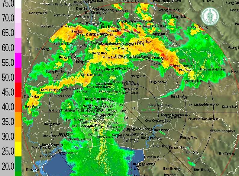 ฝนกทม.เล่นใหญ่ แต่ตกเบากระจายทั่วพื้นที่ 