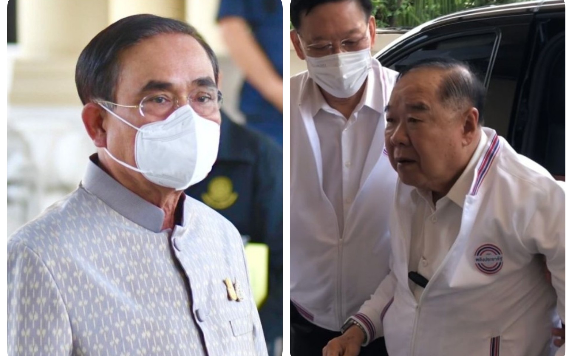 ‘ลุงตู่-บิ๊กป้อม’ชื่นมื่นคุยกันระหว่างประชุมครม. สยบกระแสการเมือง