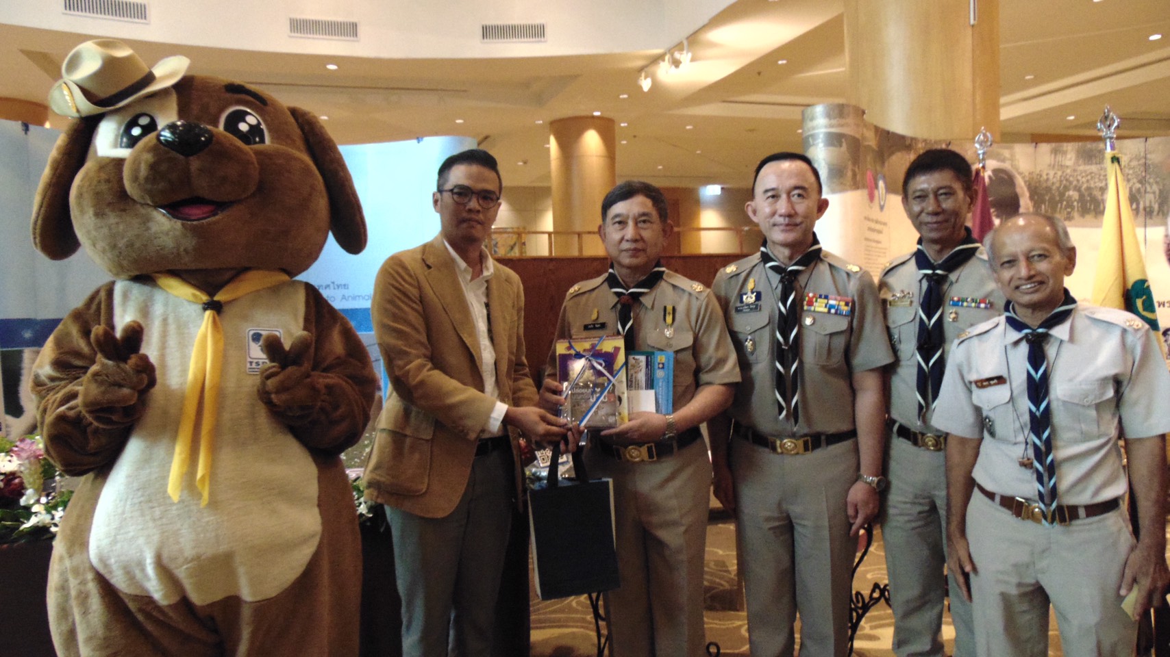 สมาคมป้องกันการทารุณสัตว์แห่งประเทศไทย (TSPCA) ร่วมกิจกรรมในงานประชุมสภาลูกเสือไทย