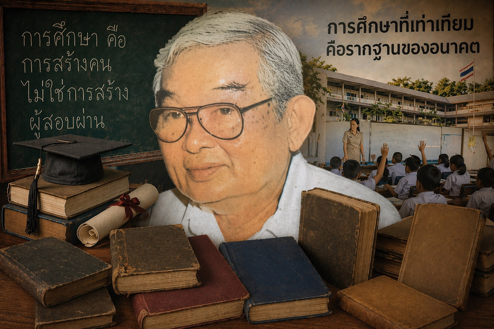 “การศึกษาไทย” ถึงเวลาสร้าง ‘คนคิดเป็น’ ไม่ใช่แค่ ‘คนสอบผ่าน’ ในวันรำลึก ม.ร.ว.คึกฤทธิ์ ปราโมช 