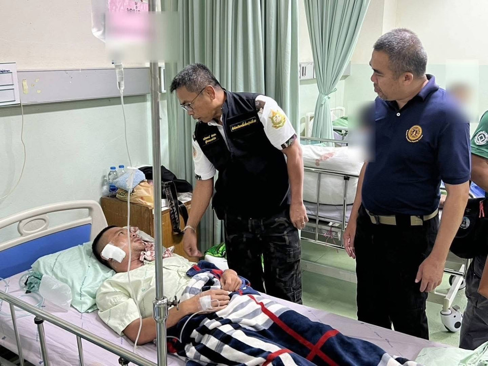 “สุชาติ” ห่วงใย! เจ้าหน้าที่พิทักษ์ป่าภูเขียวถูกกระทิงขวิด มอบผู้แทนกรมอุทยานฯ เยี่ยม-มอบเงินช่วยเหลือ