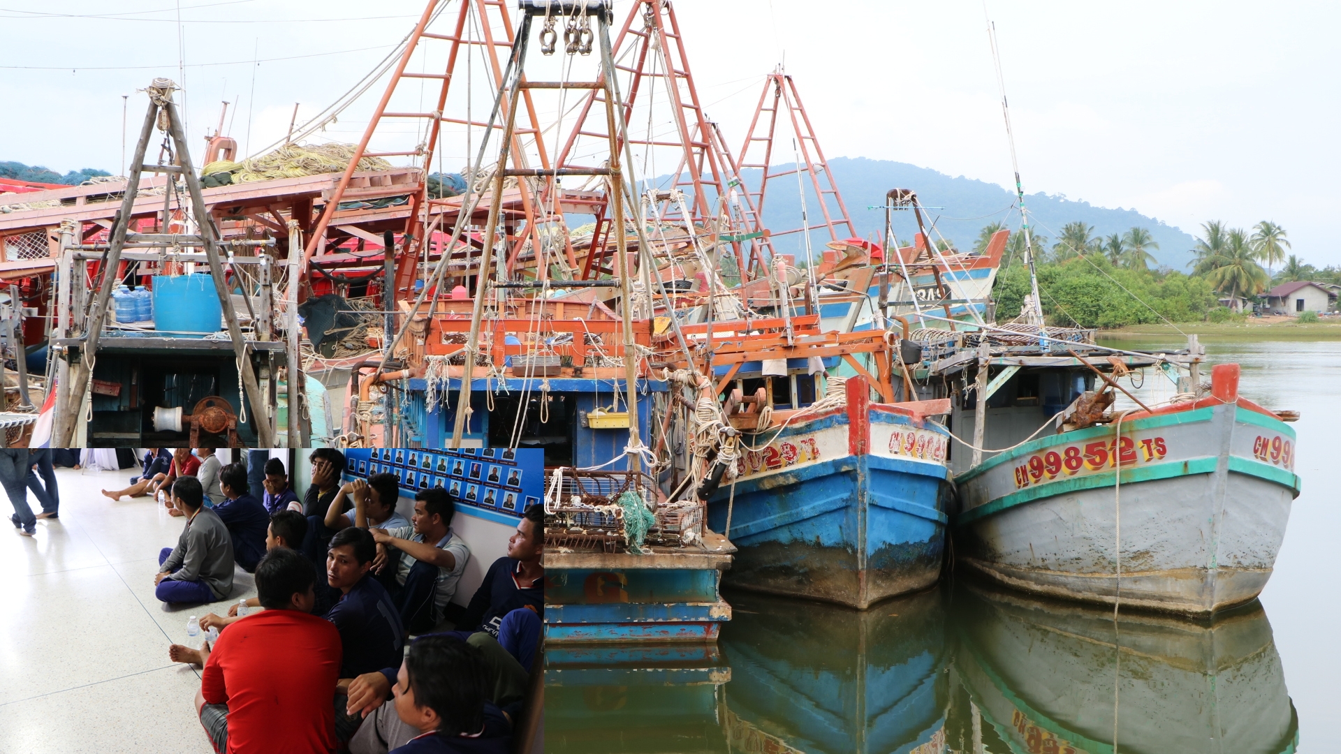 ตร.นรา จับเรือประมงเวียดนาม 4 ลำ พร้อมลูกเรือ 