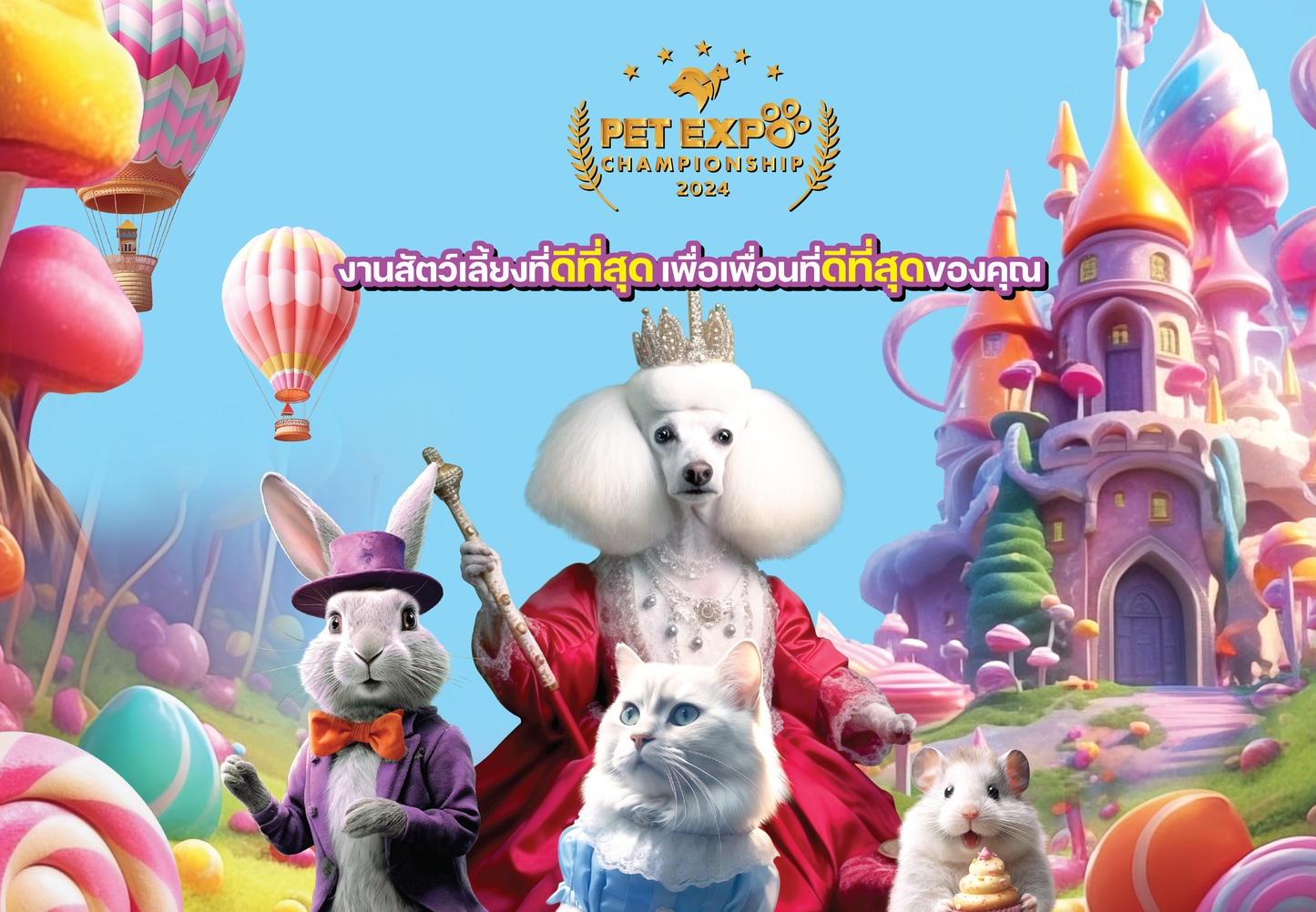 งานนี้ห้ามพลาด! “Pet Expo Championship 2024” ช้อปปิ้งสินค้าและบริการ สำหรับสัตว์เลี้ยง