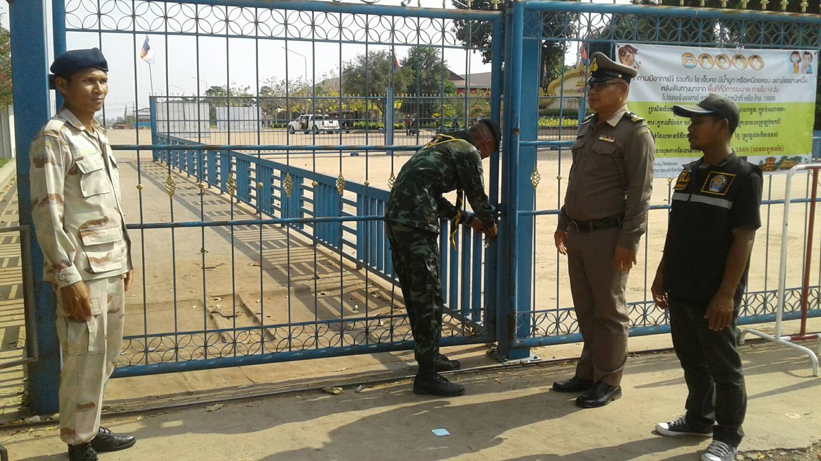 บุรีรัมย์ปิดจุดผ่อนปรนการค้าชายแดนไทย-กัมพูชา“ช่องสายตะกู”ชั่วคราว ป้องกันโควิด-19 ระบาด