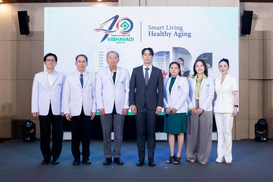 รพ.วิภาวดี ฉลอง 40 ปี กางโรดแมป "Smart Living, Healthy Aging" สู่การดูแลผู้รับบริการทุกช่วงวัยด้วยแนวคิด “ Prevent “ Treat “ Heal “