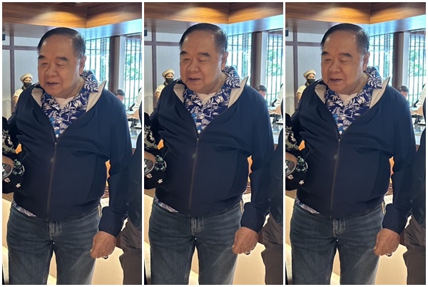 สุดชิล ! "ลุงป้อม" อารมณ์ดีควงเพื่อน กินชาบู วันหยุด