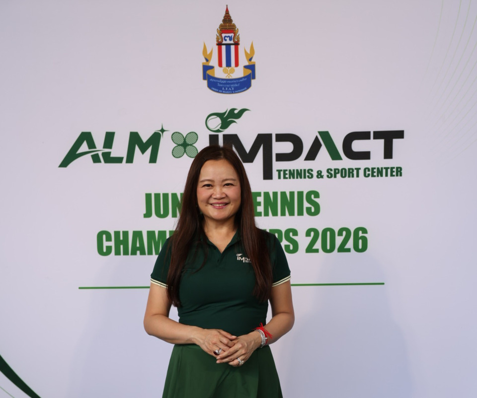 เปิดศึกดาวรุ่ง! ALM x Impact จัดเต็มเทนนิสเยาวชน" จูเนียร์ เทนนิส แชมเปียนชิป 2026" ชิงชัย 15-16 ส.ค.นี้