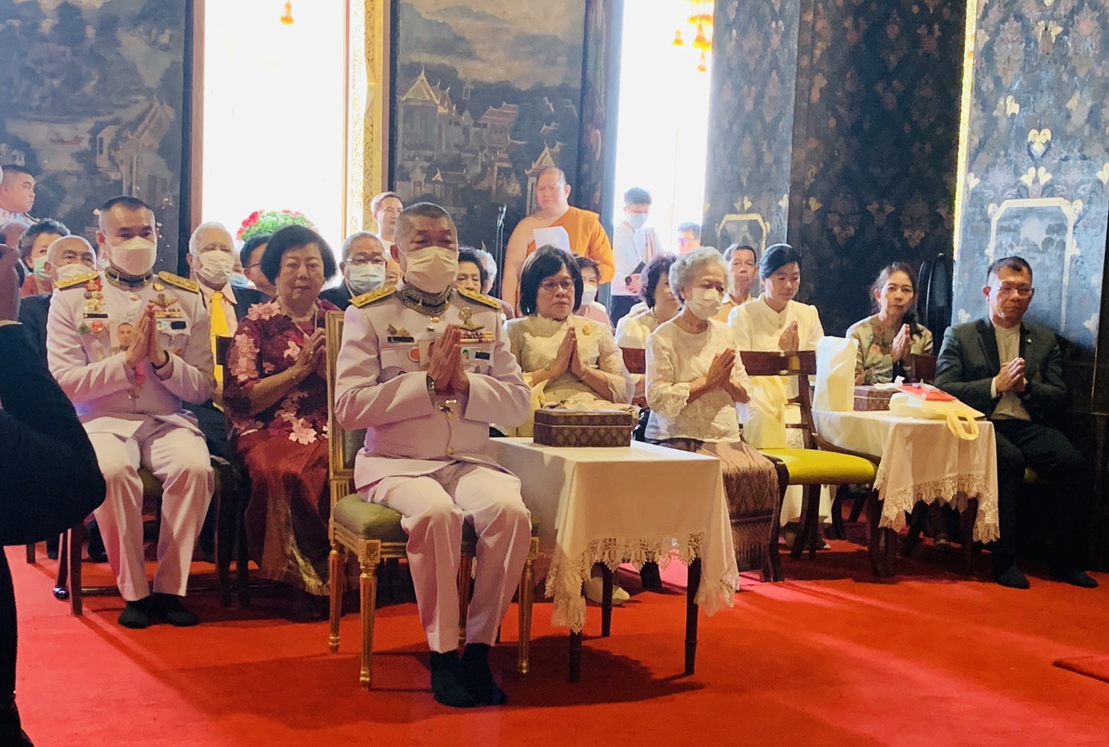เข้าถวายมุทิตาสักการะ เนื่องในโอกาสเจริญอายุวัฒนมงคล 71 ปี พระพรหมวชิรรังษี เจ้าอาวาสวัดบวรนิเวศ ราชวรวิหาร 