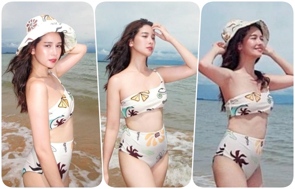 เต็ม10ไม่หัก! "โม อมีนา" ฟาดชุดว่ายน้ำ อวดหุ่นสับ โชว์ผิวขาวจั๊วะ
