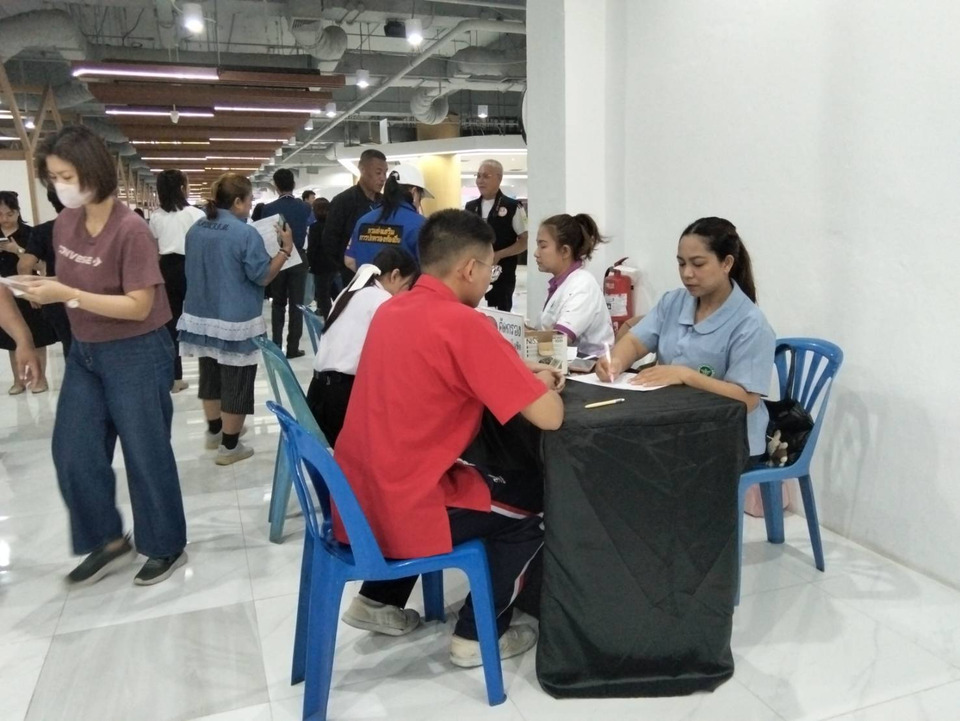 กาญจนบุรีรวมพลังบริจาคโลหิต เติมคลังเลือดช่วยผู้ป่วย