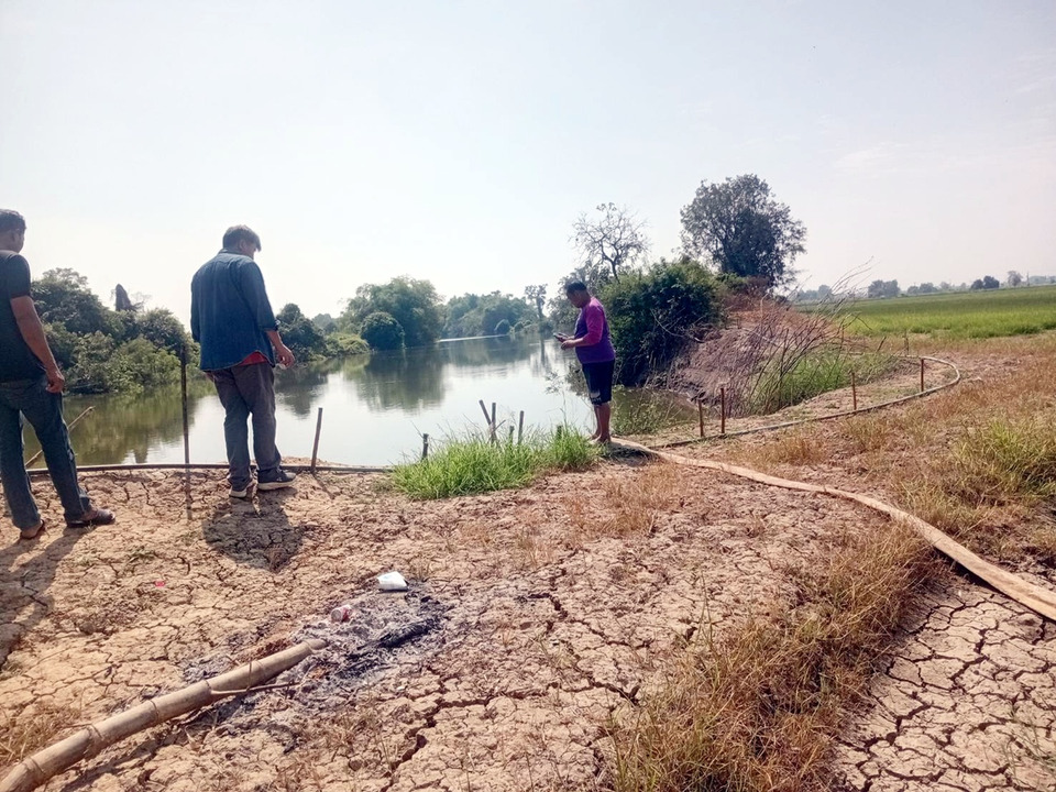 ชลประทานพิษณุโลก ลงพื้นที่บ้านกรุงกรัก ติดตามน้ำยมรับมือฤดูแล้ง