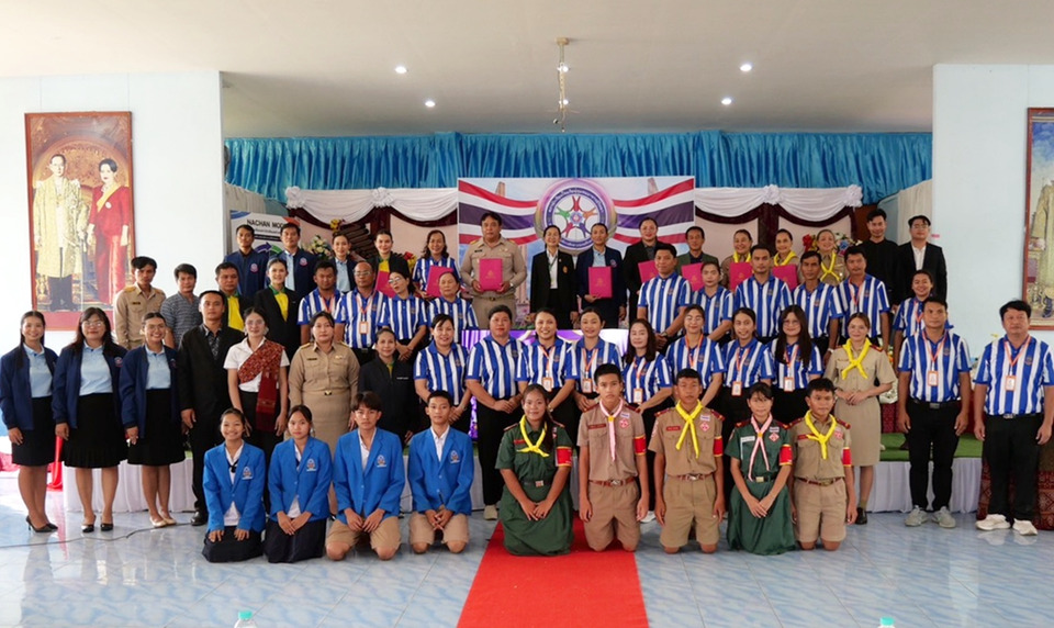 8 ร.ร.กาฬสินธุ์–มหาสารคาม MOU สร้างเครือข่ายสภานักเรียน พัฒนาผู้นำเยาวชน