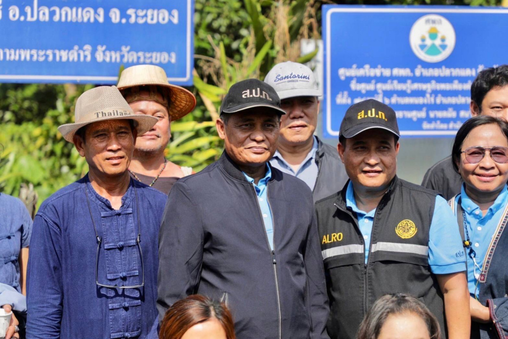 ส.ป.ก. เยี่ยม ‘ศูนย์ฯเกษตรทฤษฎีใหม่ในเขตปฏิรูปที่ดิน’ จ.ระยอง หวังยกระดับเกษตรกรไทยมีที่ทำกิน