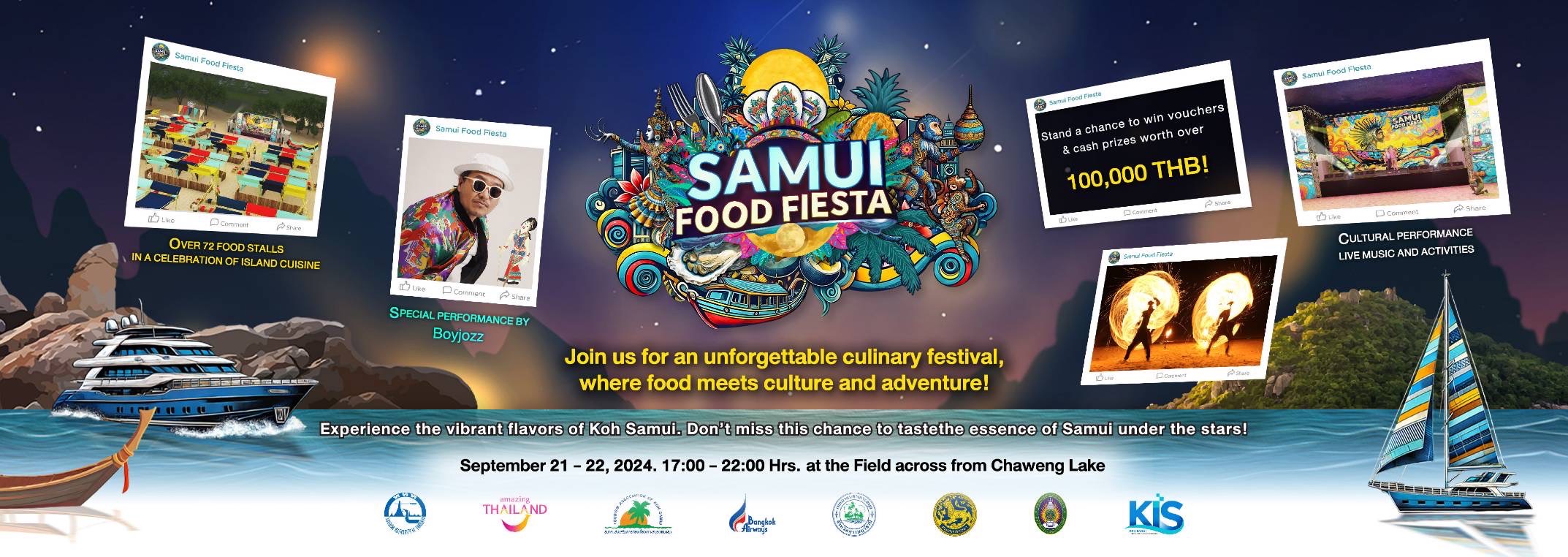เกาะสมุย เตรียมจัดงานเฟสติวัลอาหารครั้งใหญ่ ร้านดังโรงแรมชั้นนำกว่า 72 แห่ง  ร่วม   ร่วมยกวัตถุดิบท้องถิ่นขึ้นเมนูระดับโลกเสริมตลาดท่องเที่ยว  