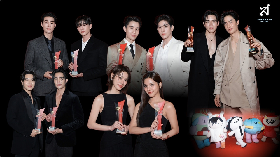 สมมงตัวจริง! “GMMTV” กวาด 6 รางวัล จาก 3 สาขา บนเวที Thailand Headlines Person of the Year Awards 2025