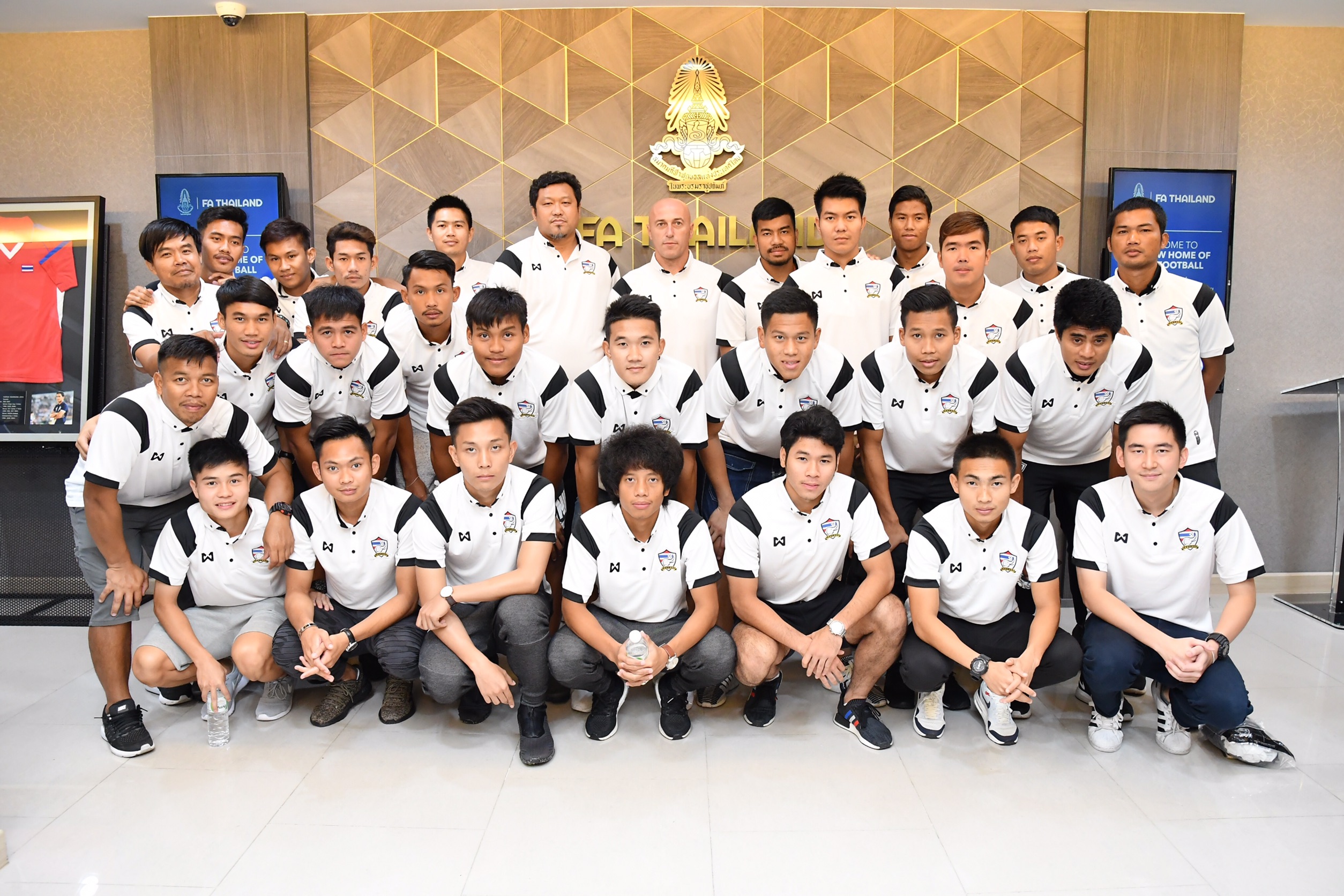 “ช้างศึก ยู-23” รายงานตัว ก่อนฝึกซ้อม เตรียมอุ่นเครื่อง "จอร์แดน"
