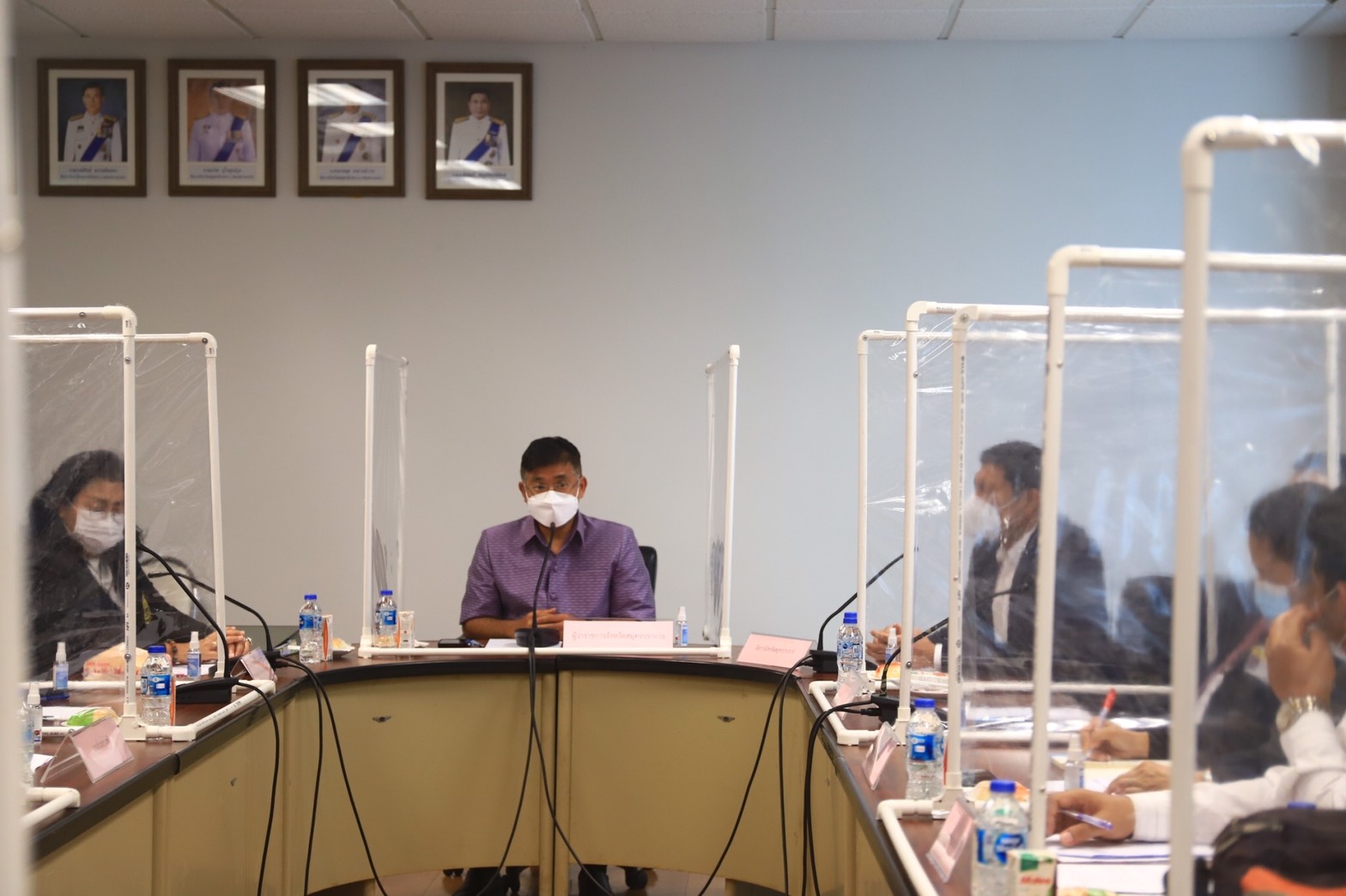 สมุทรปราการประชุมหาเแนวทางยียวยา  ช่วยเหลือปชช.เหตุถังเคมีระเบิดที่โรงงานหมิงตี้