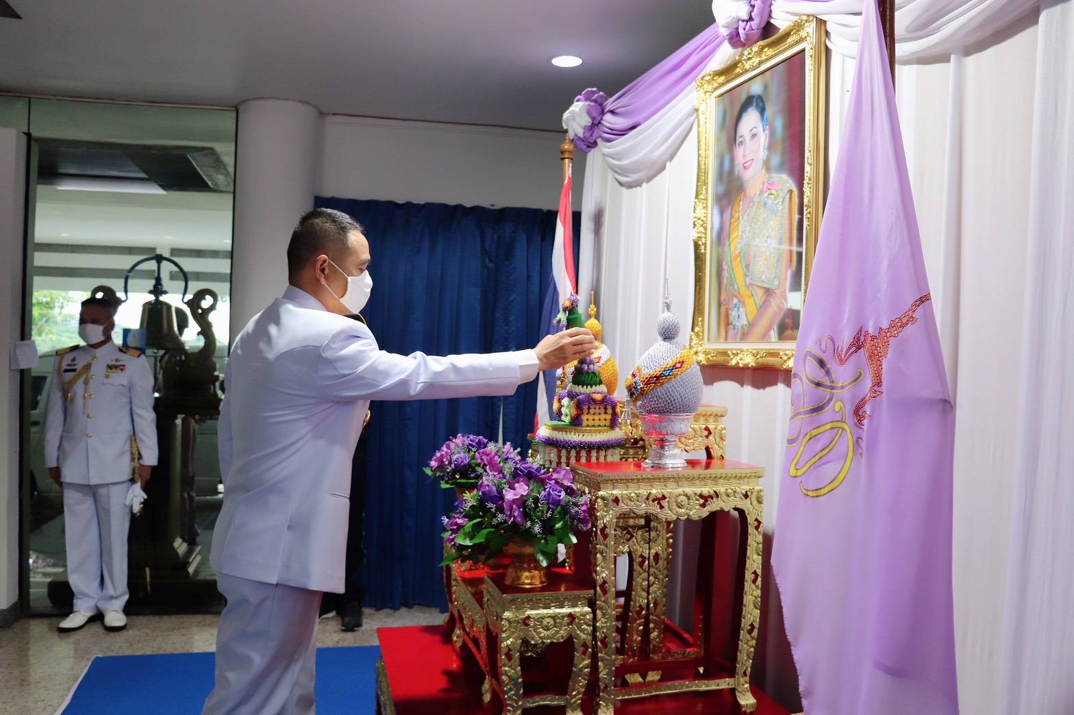 ทัพเรือภาคที่3 ถวายพระพรชัยมงคลเนื่องในโอกาสวันเฉลิมพระชนมพรรษาสมเด็จพระนางเจ้าฯ พระบรมราชินี