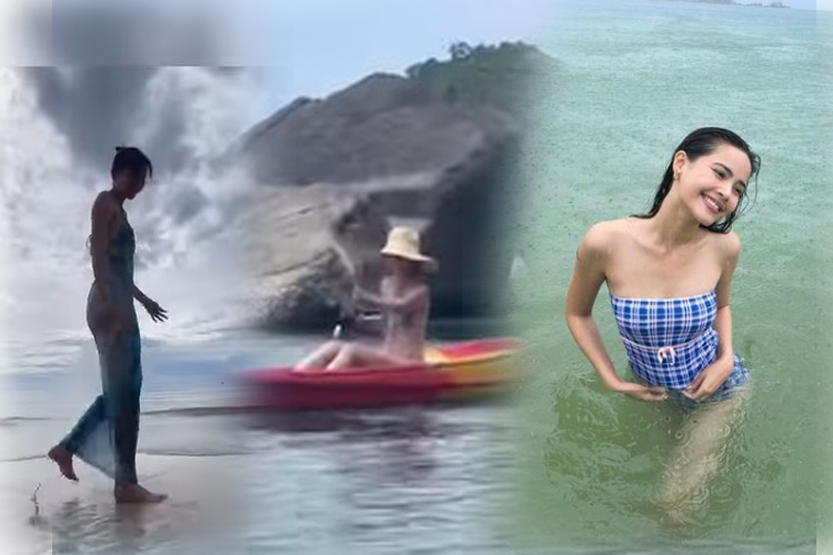  ใจละลาย! "ญาญ่า"อวดเซ็กซี่เบาๆ ทริปเที่ยวทะเลกับครอบครัว