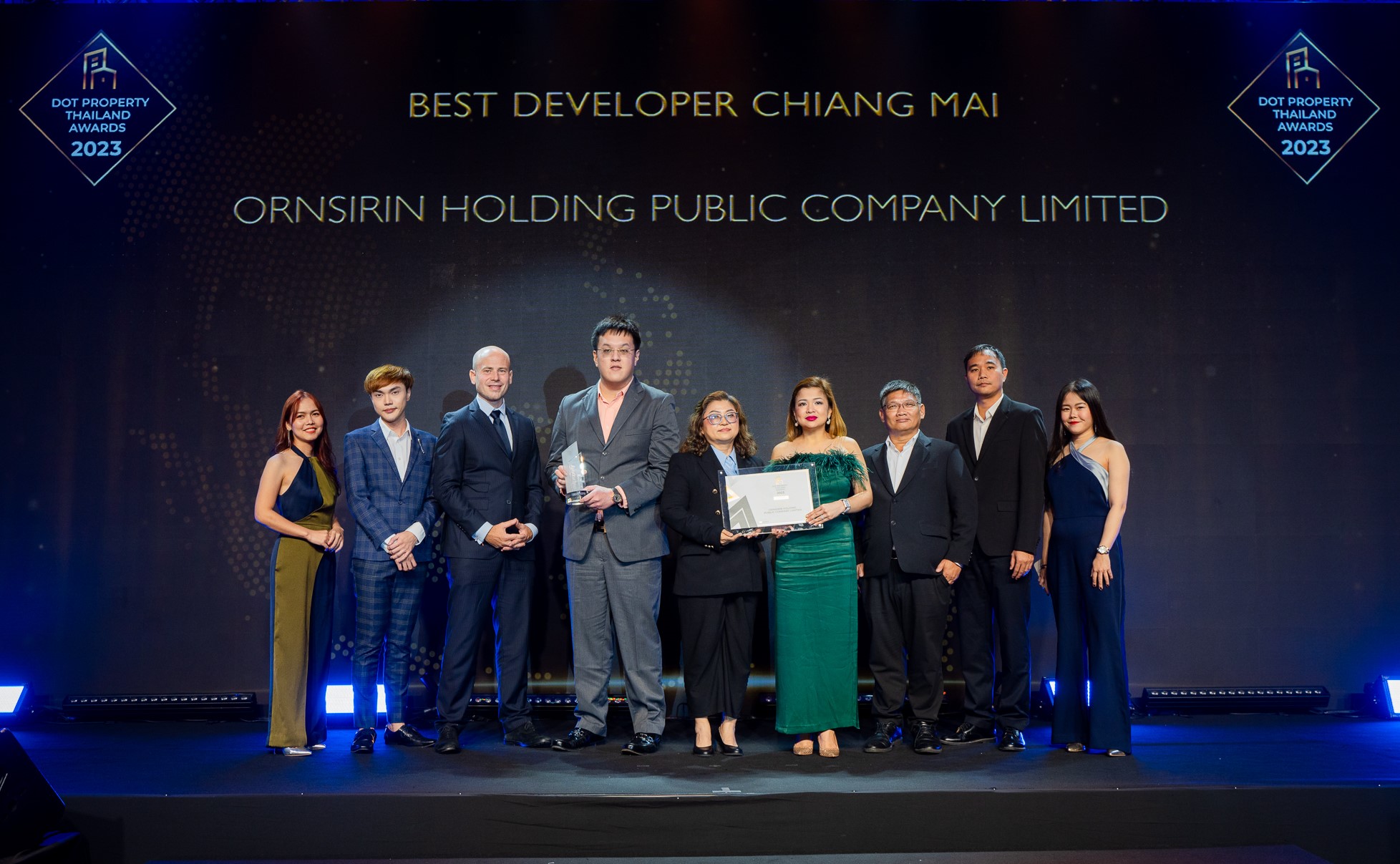 ORN คว้า 2 รางวัล Best Developer และ Best Condominium Interior Design Chiangmai  ในงาน Dot Property Thailand Awards 2023