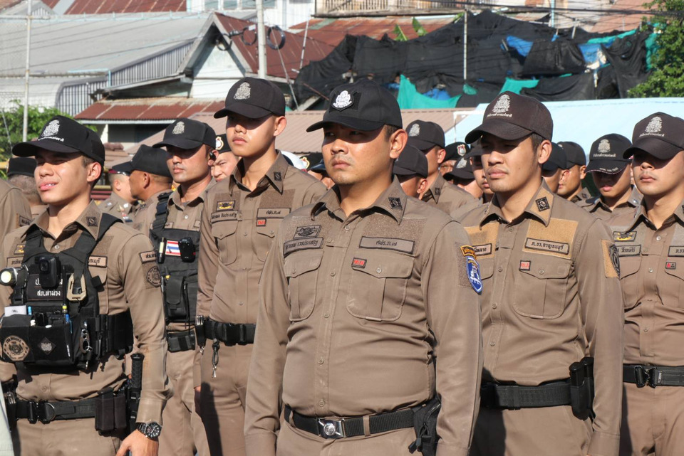 “กาญจนบุรี”บูรณาการความมั่นคง ปล่อยแถวกวาดล้างอาชญากรรม รับคริสต์มาส–ปีใหม่