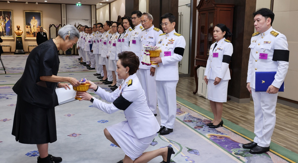 กรมสมเด็จพระเทพฯ พระราชทานพระราชวโรกาสให้คณะบุคคลเฝ้าฯ