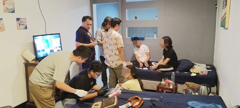 บุกทลายแก๊งบัญชีม้าเมืองพัทยา รวบเอเย่นต์ 3 ราย ลูกทีม 6 คน