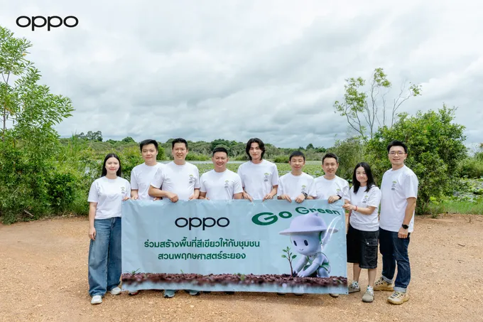 “กลัฟ คณาวุฒิ” แท็กทีม OPPO ชวนคนรุ่นใหม่ Go Green เปลี่ยนทุกโมเมนต์เป็นพลังรักษ์โลก