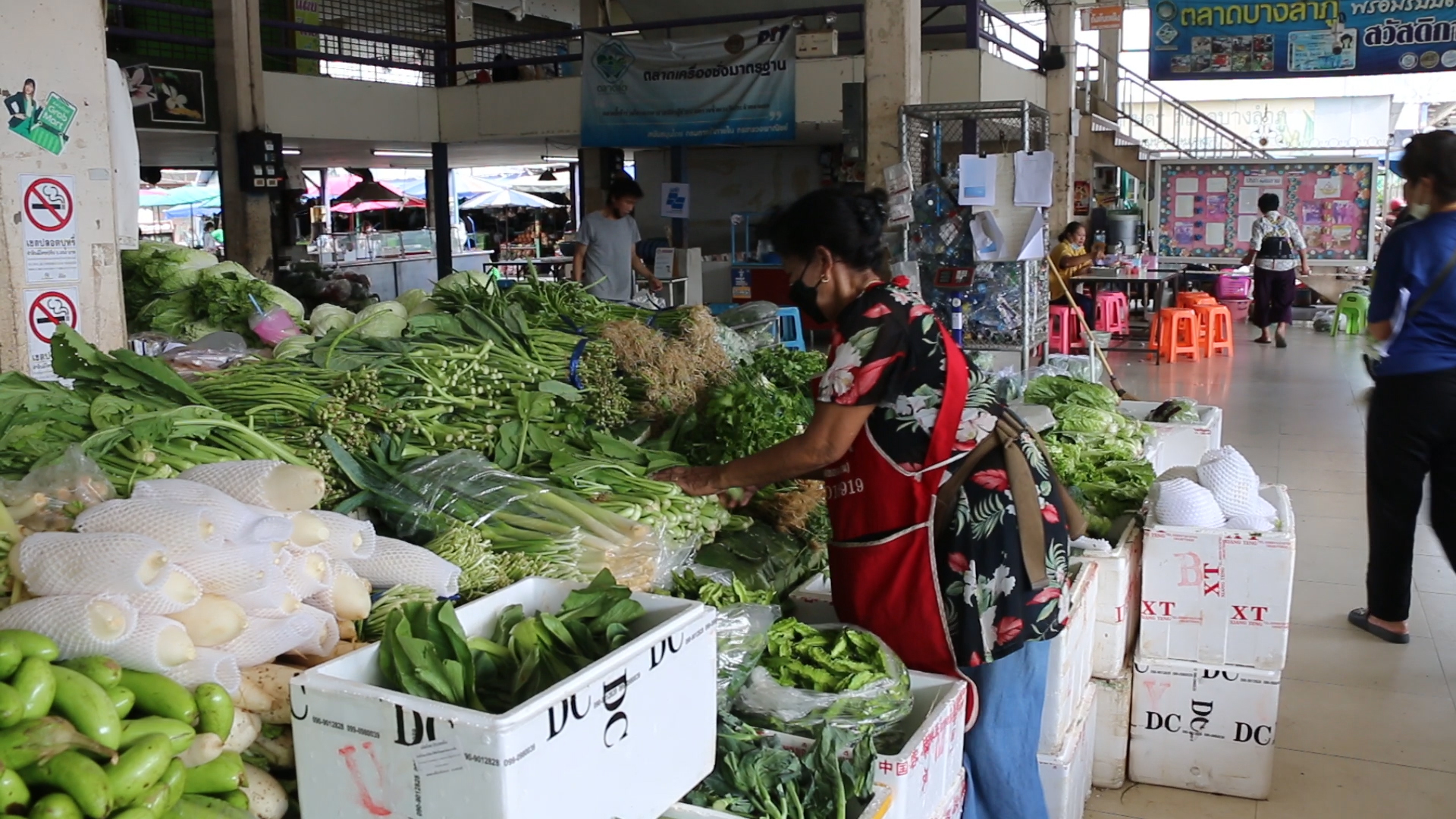 ผักแพงรับเทศกาลกินเจ 'ตลาดบางลำภู ขอนแก่น'จัดโปรแจกทองซื้ออาหารเจครบ 100 บาทลุ้นโชค 