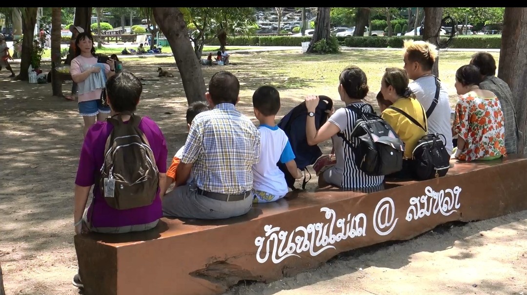ไอเดียสุดเจ๋ง..นำต้นสนที่โค่นล้มจากคลื่นกัดเซาะชายฝั่งมาแปรรูปเป็นเก้าอี้นั่งหลากหลายสไตล์บริการนักท่องเที่ยว