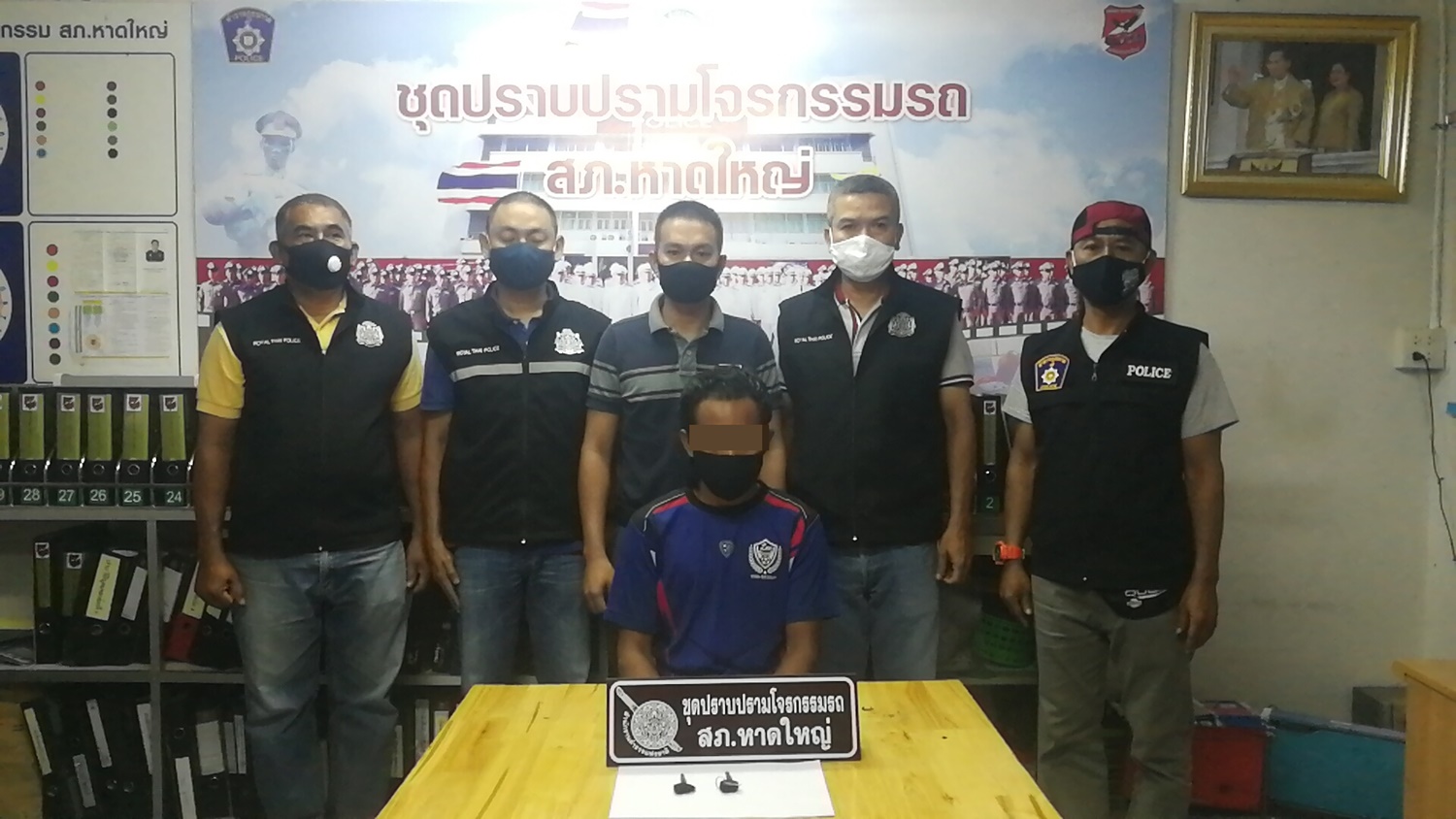  ตำรวจหาดใหญ่ รวบลูกจ้างขโมยรถนายจ้างสองคัน หลังถูกไล่ออกจากงาน 