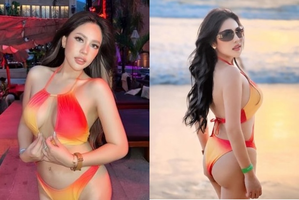 สวยแซ่บ! "นาฟ ฉัฐนันท์" ฟาดวันพีซแหวกอกอวดอึ๋มกระแทกตา
