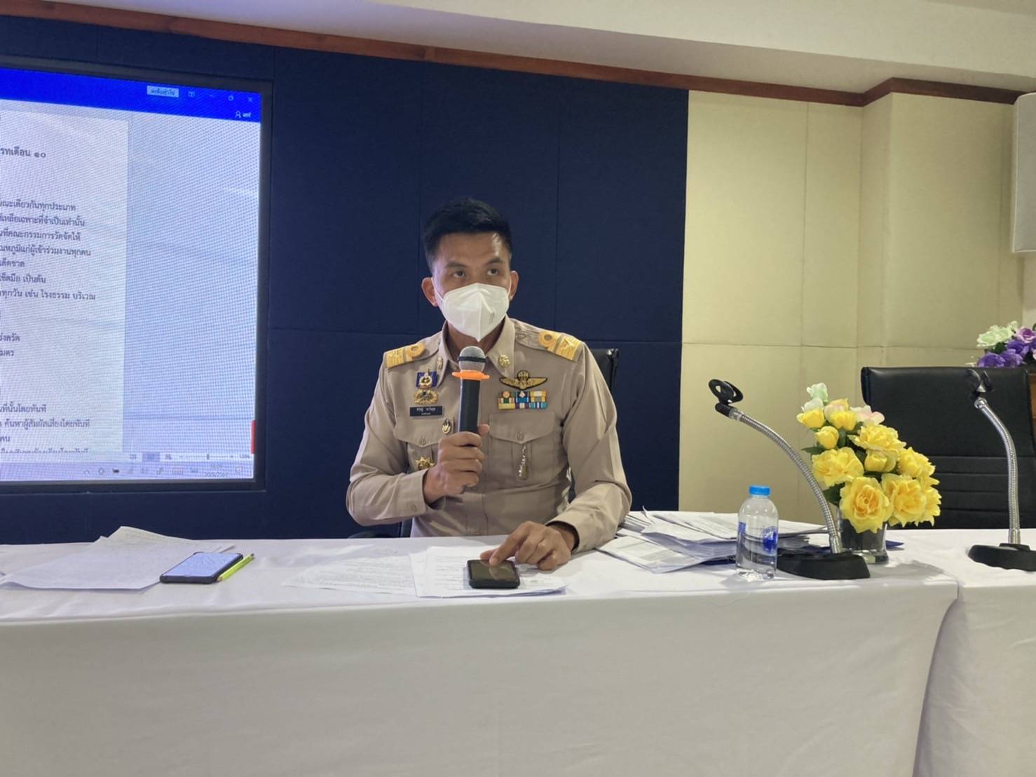  อ.ตะกั่วทุ่ง พังงา คุมเข้มประเพณีงานสารทเดือน 10  และประเพณีถือศิลกินผัก ป้องกันและควบคุมโรคโควิค-19    