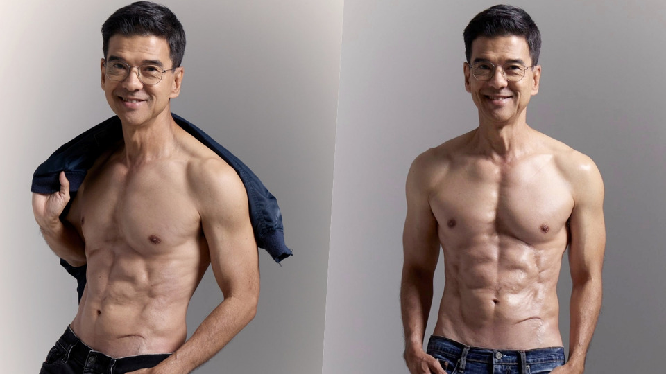 "ศิธา" อวดร่างทองโชว์ซิกซ์แพคแน่นฉลองวันเกิดวัย 61 