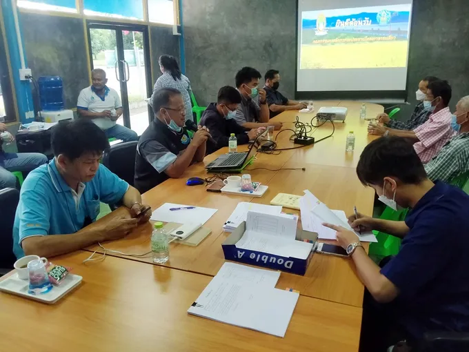 คณะกรรมการ JMC โครงการกระเสียว เคาะเลื่อนส่งน้ำเพื่อการเพาะปลูกพืชฤดูฝนปี 65 ไวขึ้น