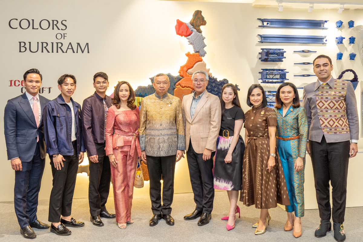บุรีรัมย์ จับมือ ไอคอนคราฟต์ นิทรรศการผ้าไทย THAI TEXTILE HEROES 2024 EPISODE 3: “Colors of Buriram” 