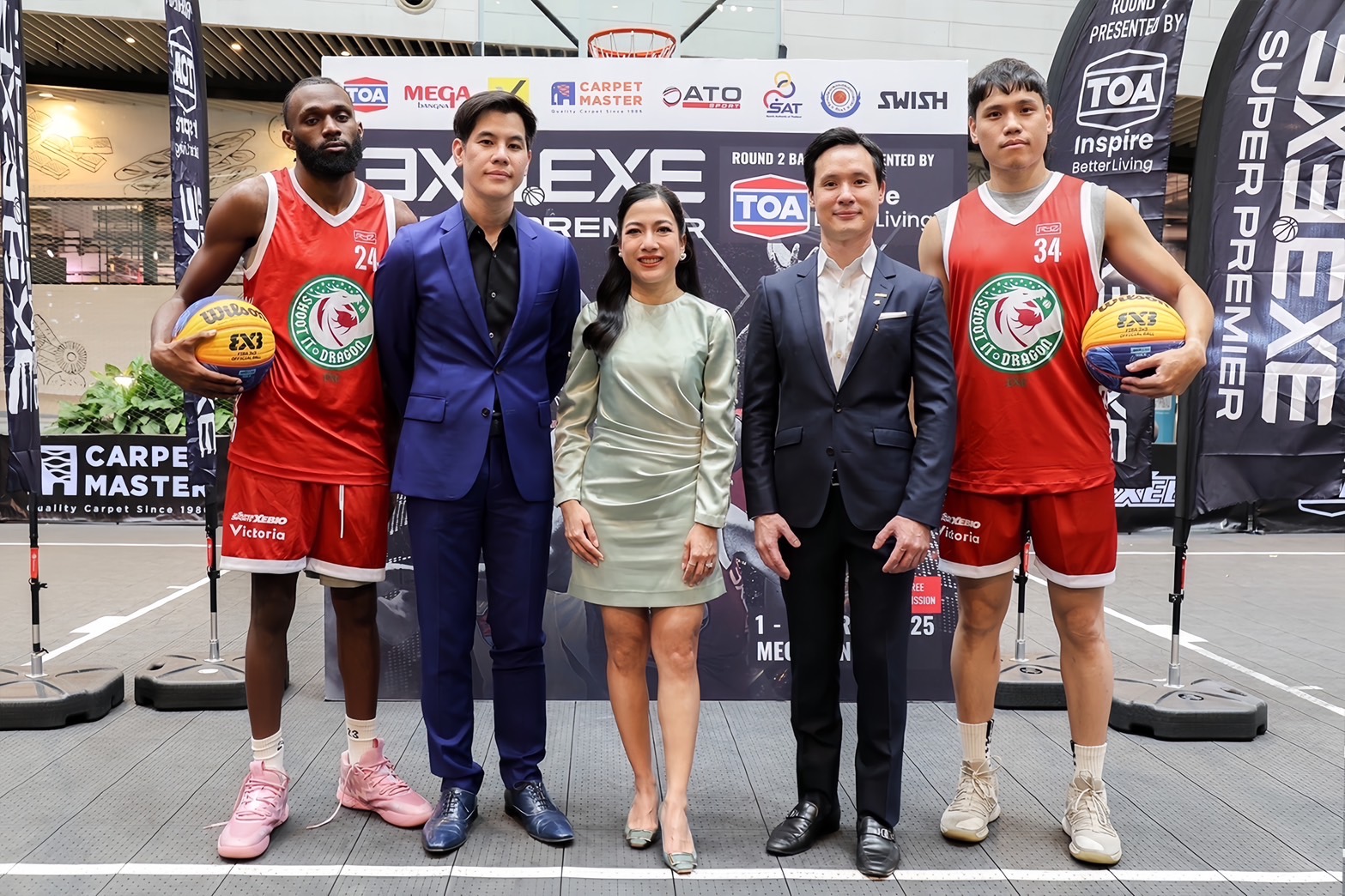 ทีโอเอ จับมือ เมกาบางนา หนุนจัดยัดห่วง3x3 ระดับโลก
