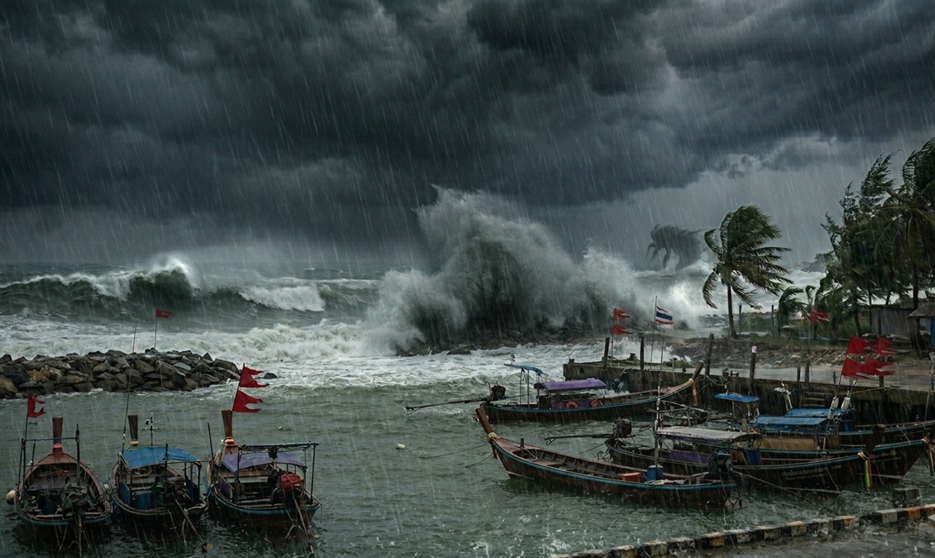 “กรมอุตุฯ” เตือนฝนถล่ม 34 จังหวัด! ภาคใต้-ตะวันออกยังอ่วม คลื่นสูงเกิน 2 เมตร ชาวเรือเลี่ยงเส้นทางเสี่ยง