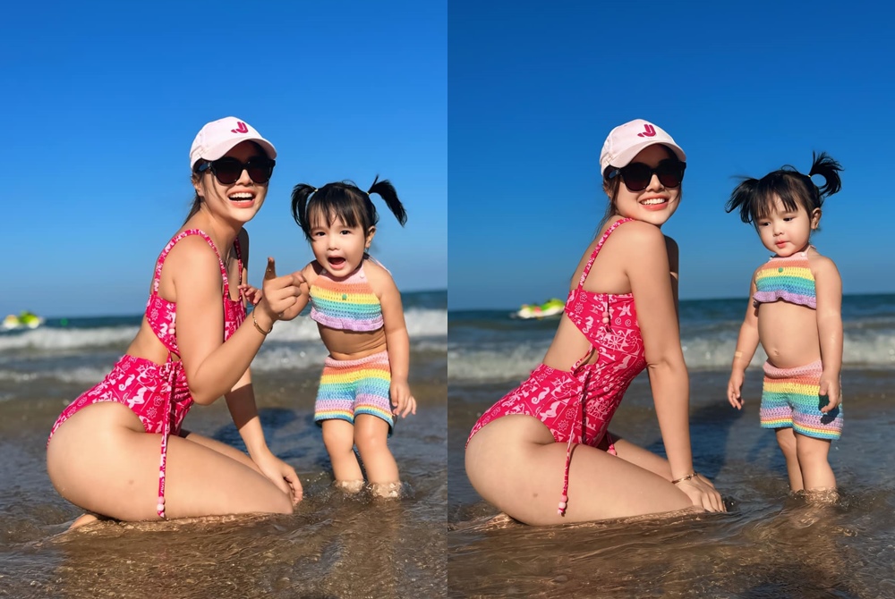 "เจนนี่ รัชนก" แจกความสดใส "น้องยูจิน" แซ่บแพ็คคู่