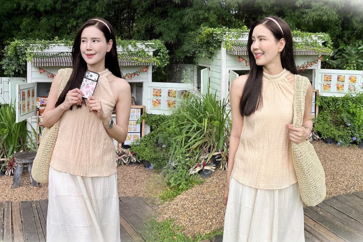 สวยสะกดสายตา “เจี๊ยบ พิจิตตรา” ออร่าพุ่งเต็มเฟรม