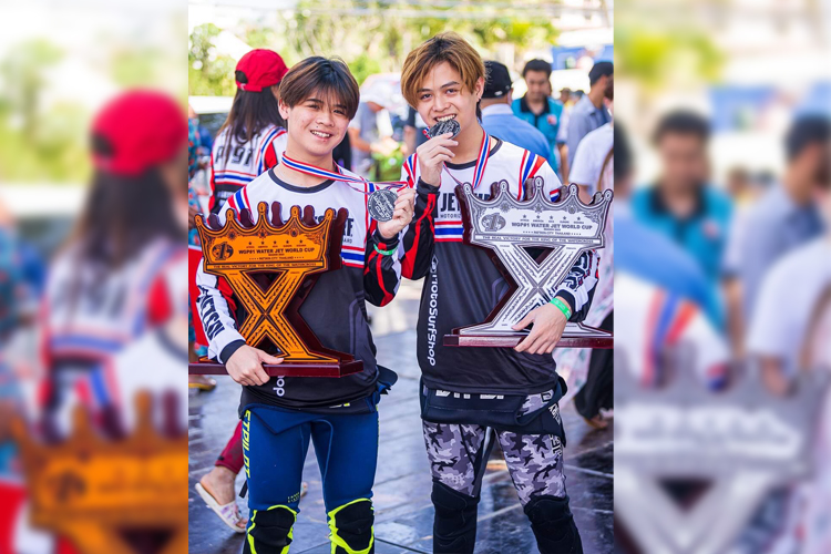 “ยูโม่-โชแปงค์” สองพี่น้องราชาเจ็ตเซิร์ฟเมืองไทย ตระกูล “ศรีพงศ์เพา” ผงาดคว้าแชมป์กีฬาเจ็ตเซิร์ฟนานาชาติ Jetsurf Championships