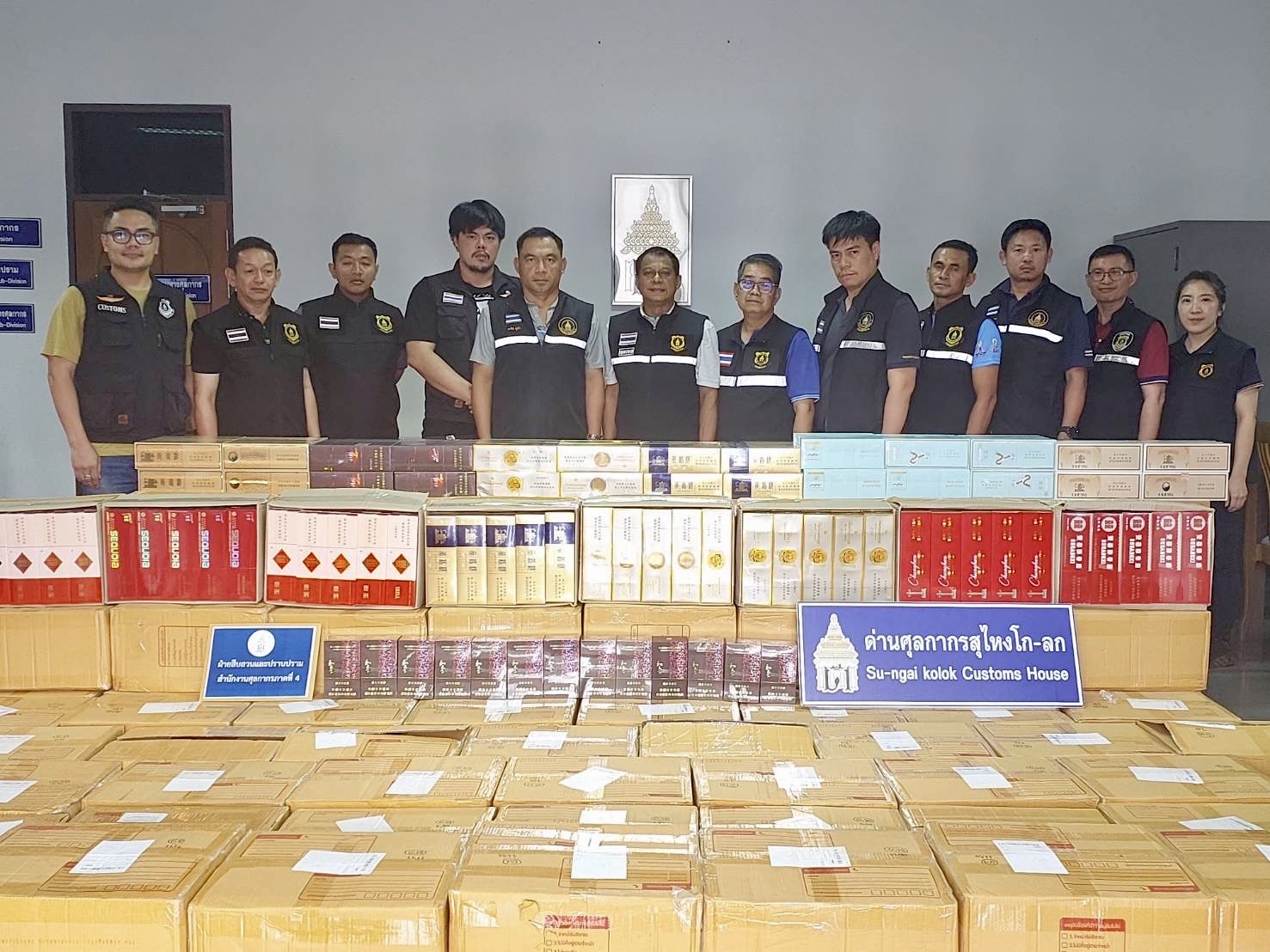 ศุลกากรปราบเข้ม 9 วัน ตรวจยึดบุหรี่และบุหรี่ไฟฟ้า มูลค่ากว่า 86 ล้านบาท 