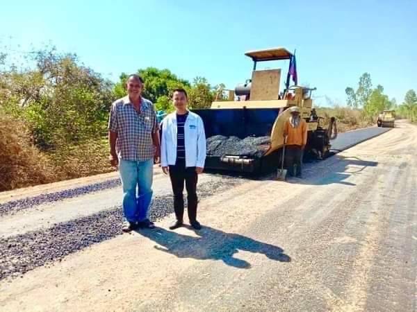 อบจ.ยโสธร เร่งซ่อมแซมถนนเชื่อม 2 จังหวัด เพื่อความสะดวกในการเดินทางและค้าขายของปชช.