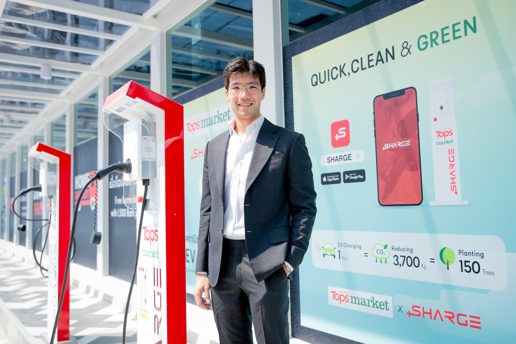 SHARGE ยกระดับแอปฯ อำนวยความสะดวกจองสถานีชาร์จ EV กว่า 1,000 หัว จ่อเชื่อมแอปกับพันธมิตรยักษ์ใหญ่ยานยนต์-พลังงาน หนุนผู้ใช้แอปทะลุ 3 หมื่นราย