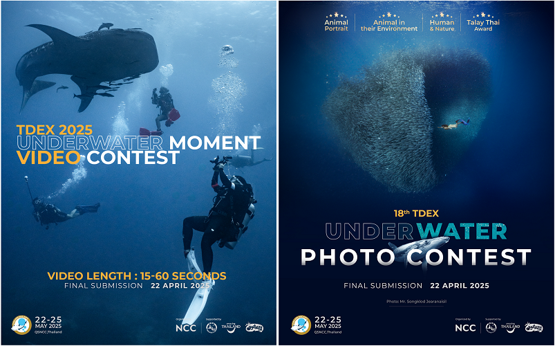 เปิดเลนส์สู่โลกใต้ทะเล ในกิจกรรมประกวดภาพถ่าย 18th TDEX UNDERWATER PHOTO & 2nd TDEX UNDERWATER MOMENT VIDEO CONTEST!