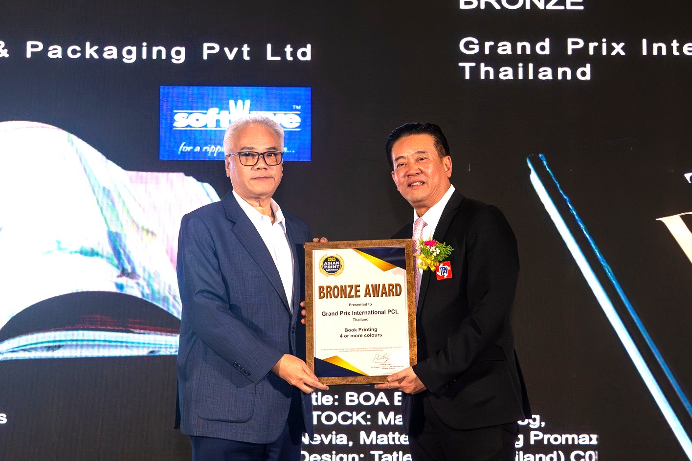 กรังด์ปรีซ์ฯ คว้า 2 รางวัล Asian Print Awards 2025